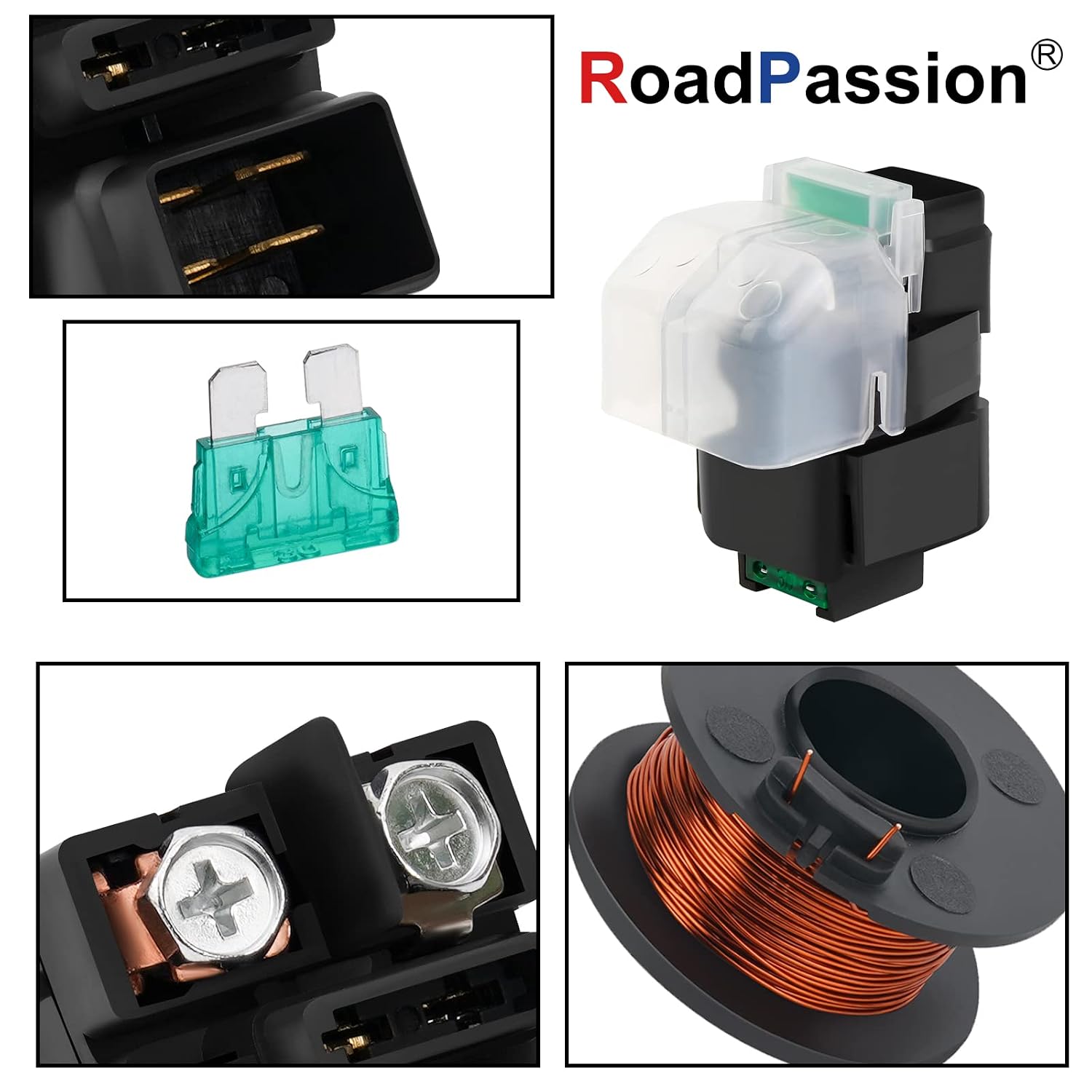 Road Passion Starter Solenoid Relay for Suzuki 1200 GSF1200 2001-2005/1200 GSF1200S 1997-2005