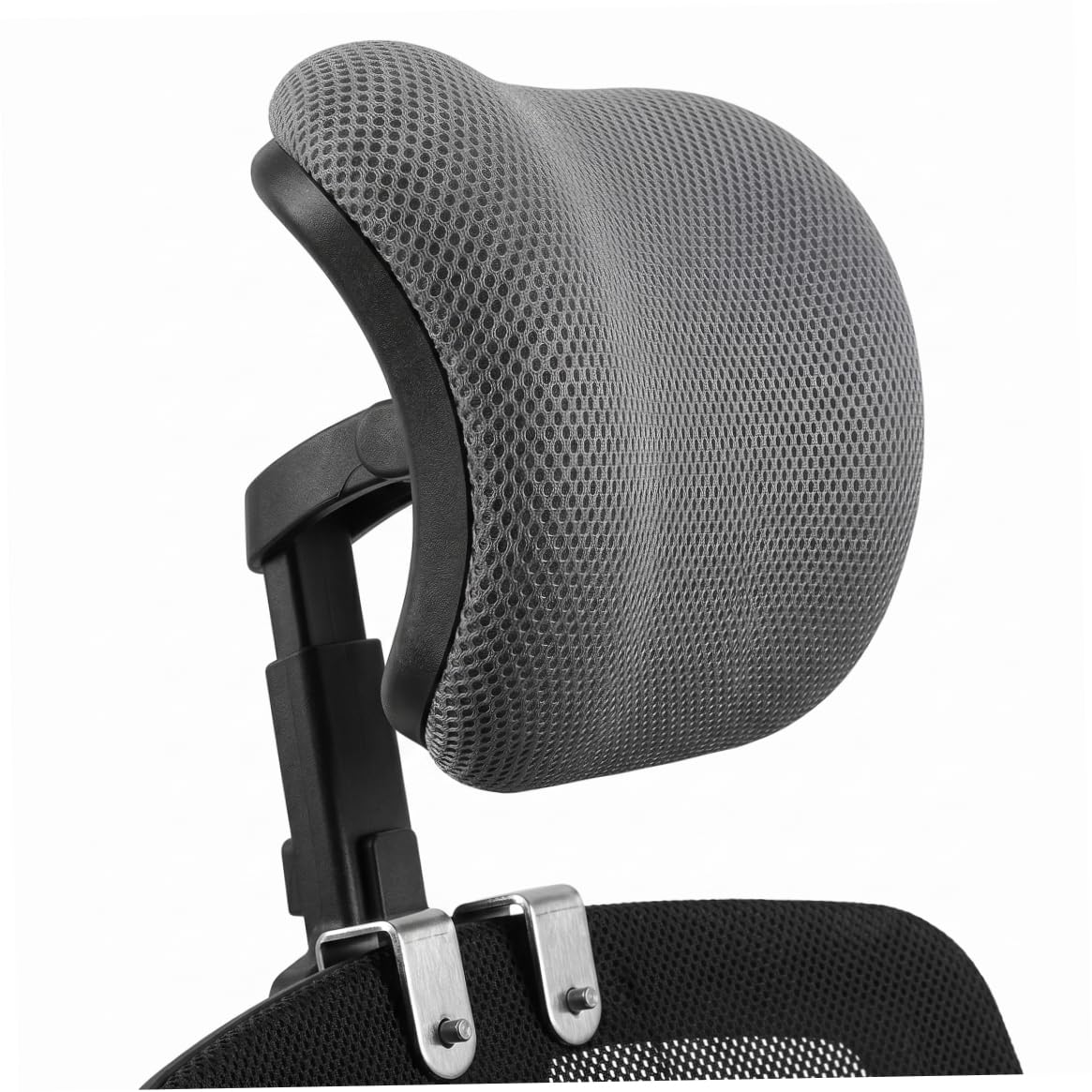 Monetais Office Chair Headrest Attachment, Breathable Office Chair Headrest No-Drill Adjustable Neck Support for Women Men, S with