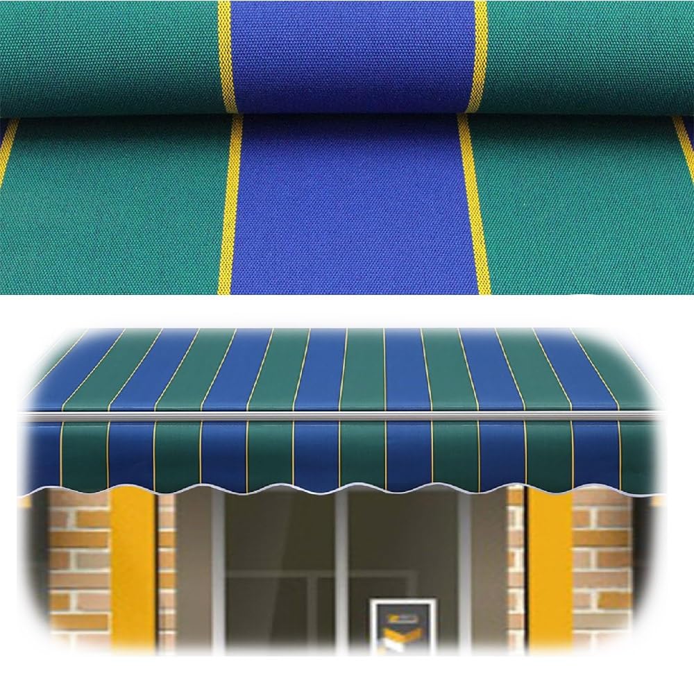 Toiles de rechange pour parasols rétractables : lot de 4 vertes pour vos terrasses