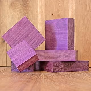 2” x 8” x 8" Purple Heart Bowl Blanks for Woodturning - Cherokee Wood Products (1pc)