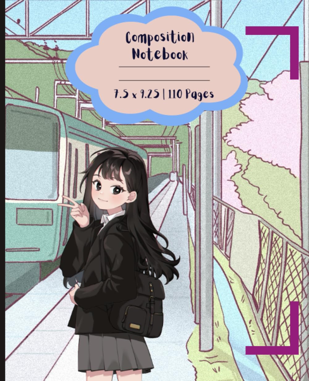 Aesthetic Anime Composition Notebook