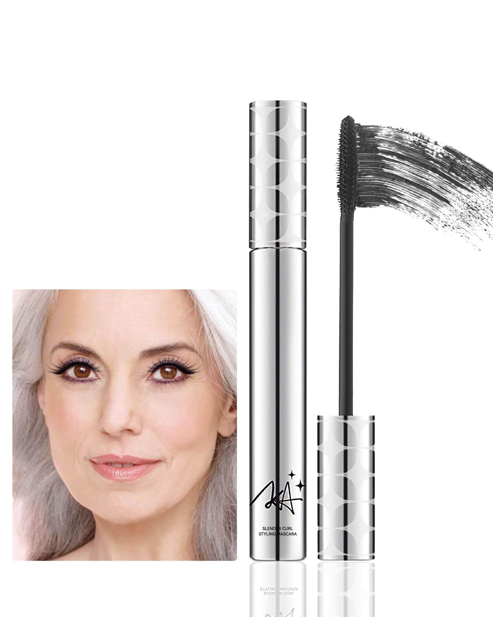 Black Mascara for Older Women 60 Plus