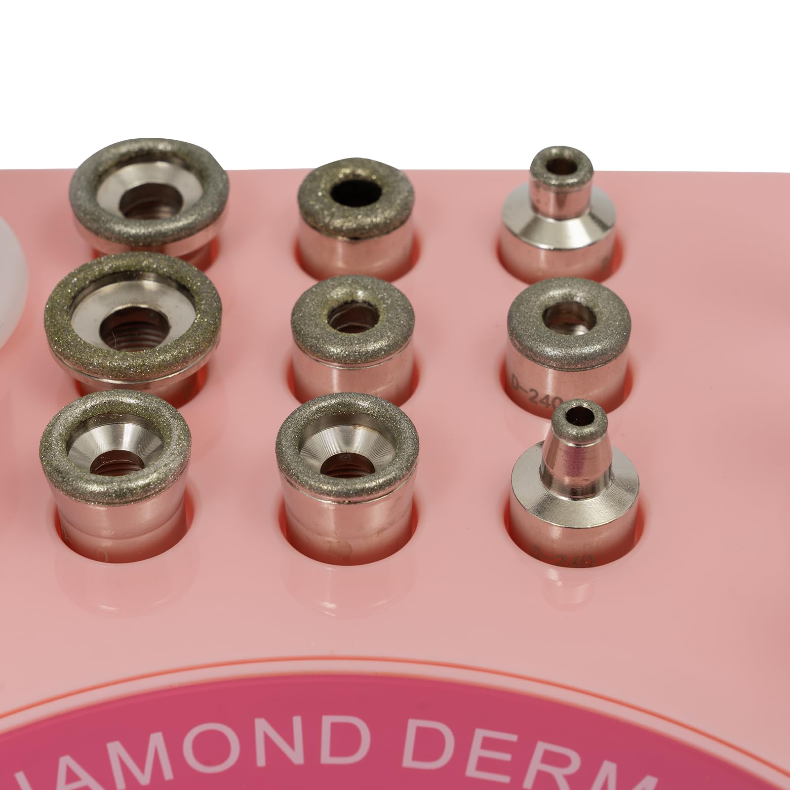 Máquina de dermoabrasión de microdermoabrasión de diamante 3 en 1,9 puntas de diamante,Succión ajustable,Cuidado integral de la piel,Limpio e hidratado