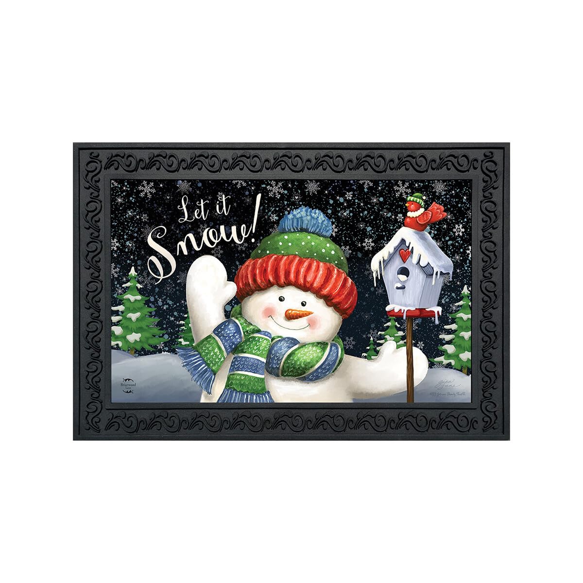 Briarwood Lane Snowman Doormat - Winter Decor -15 Briarwood Lane Snowman Doormat - Winter Decor -15