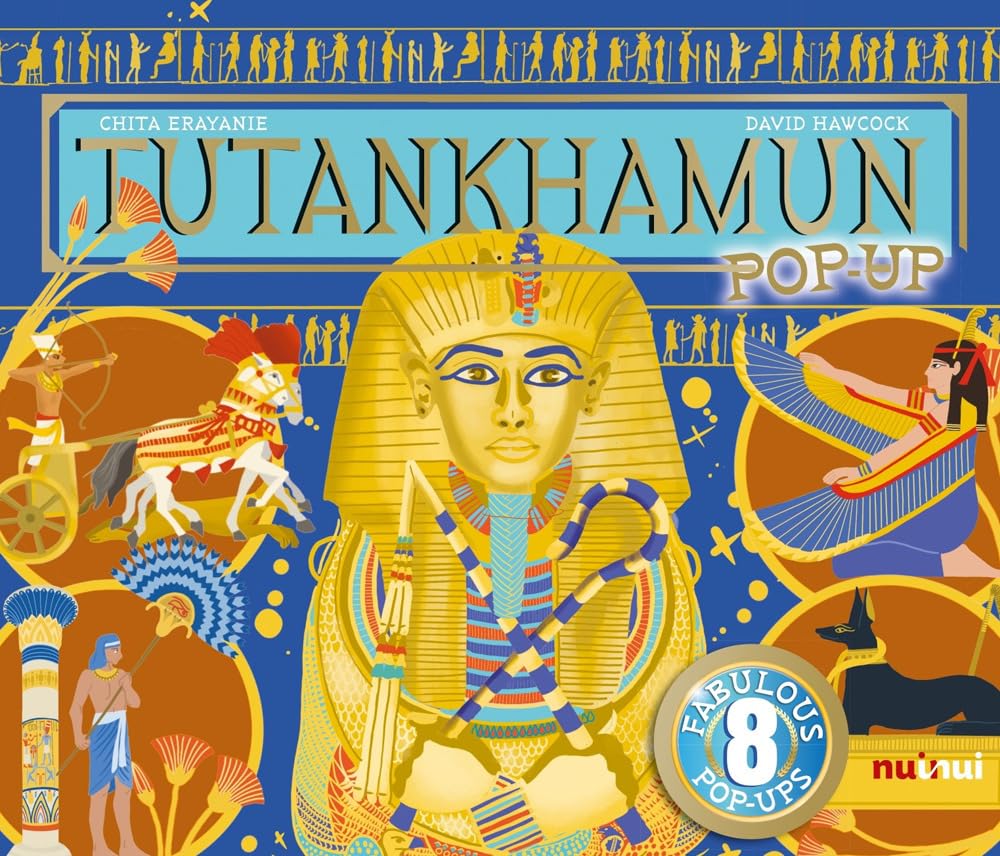 Tutankhamun PopUps by David Hawcock HARDBACK 9782889754106
