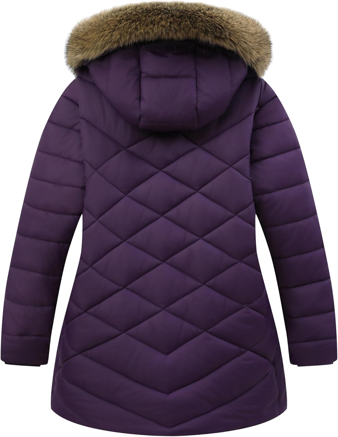 Women’s Plus Size Down Parka Puffer Coat | Detachable Hood, Waterproof, Windproof, Warm for Winter - Image 2