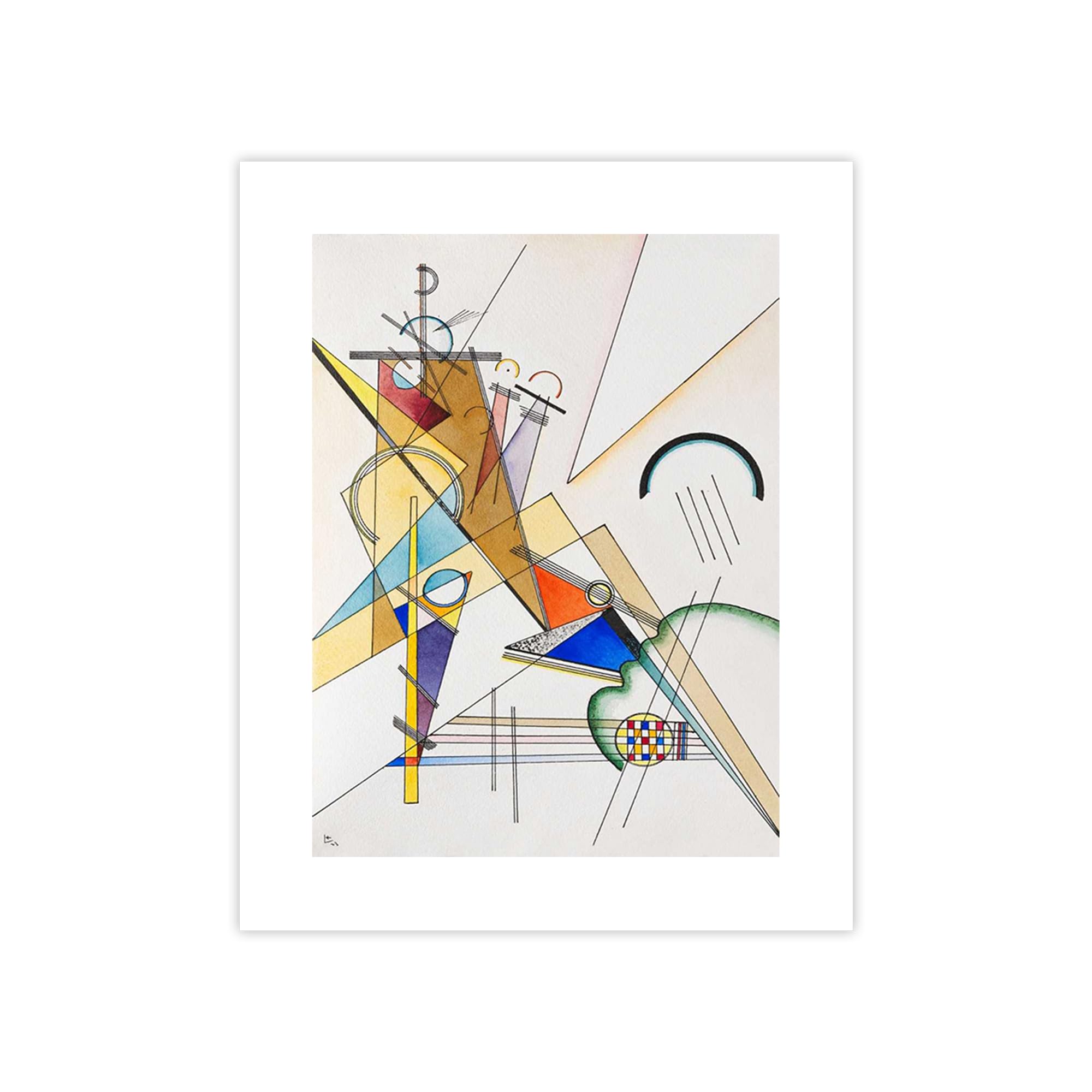 Affiche Kandinsky 100x75 cm pour apporter de la couleur et moderniser un grand mur vide