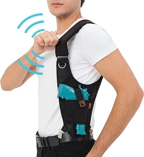 Miniatura 1 de Funda de hombro para transporte oculto, ajustable, elástica, universal para hombres y mujeres, se adapta a Glock, S&W, Sig y la mayoría de pistolas