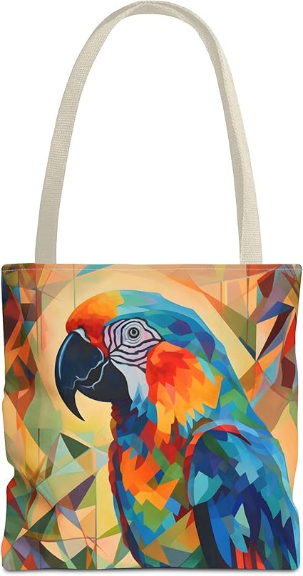Colorful Macaw Tote Bag - Thumbnail 2