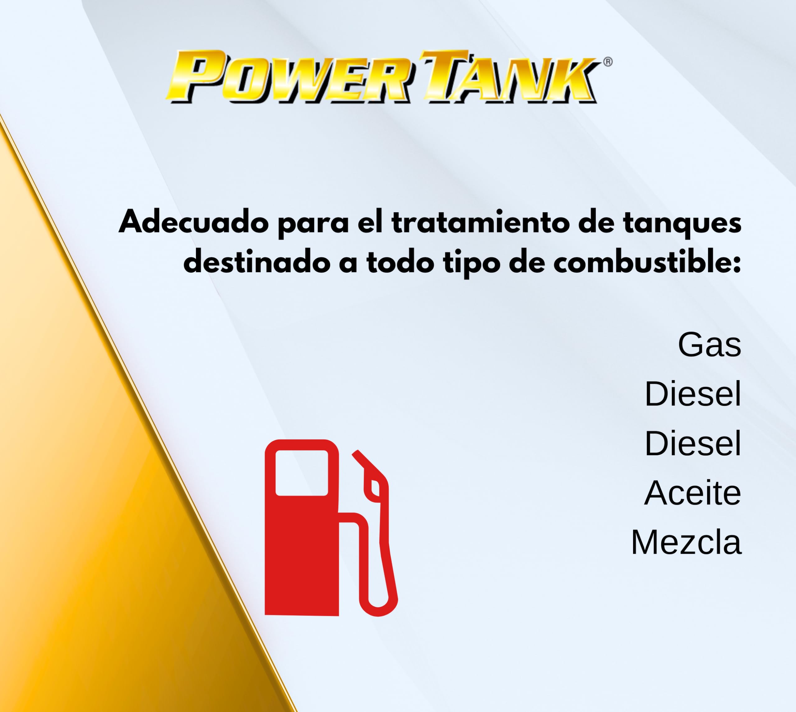 POWER TANK GUM - Tratamiento Tanque Deposito Moto (8/10 Litros) Kit Pequeño Small 350 g para Interior de Tanques Elimina Óxido Repara Protege Tanques Oxidados de Motos Vespa Ciao Scooters