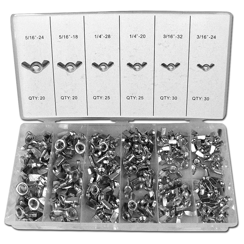 Stalwart 753500 Hawk 150Piece Wing Nut Hardware Assortment Kit