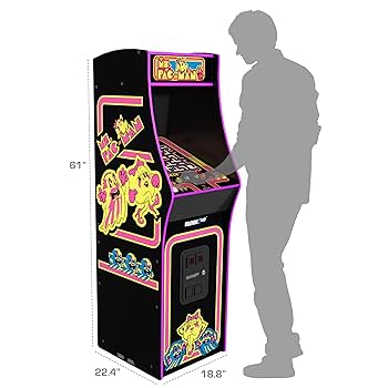 Arcade1Up ナムコ パックマン / MoMA Amazon.com: Arcade1UP PAC-Man 12-in-1 Legacy Edition, 4ft