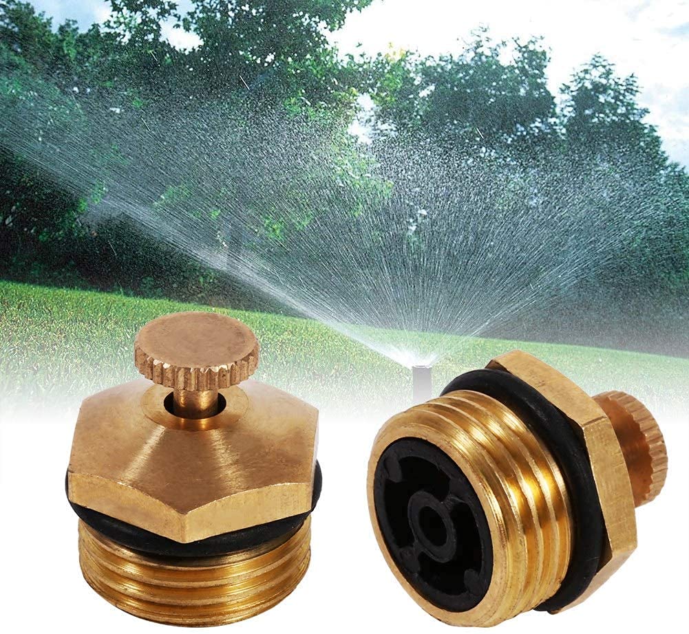 HUAZIZ 20 Pcs Ugello Regolabile in Ottone, Ugello Nebulizzatore in Rame Spruzzatore Irrigazione 4/7mm Micro Irrigatore Atomizzatore Apparecchiature Raffreddamento Giardino Verdure Prato Serra