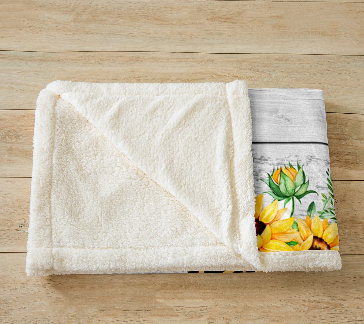 Manta de forro polar para coche, ideal para camping, para cama, sofá, niños, gran manta de sherpa, transpirable, de madera, floral, cálida, mullida, tamaño Queen, 90 x 90 pulgadas