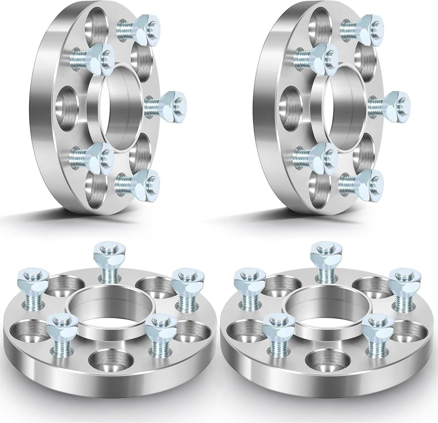 ECCPP 20mm Wheel Spacers Hubcentric 5x4.5 5x114.3 to 5x114.3 Fits for 2006-2015 for Honda Civic| 1998-2015 for Honda for Accord| 2003-2011 for Honda Element-4PCS