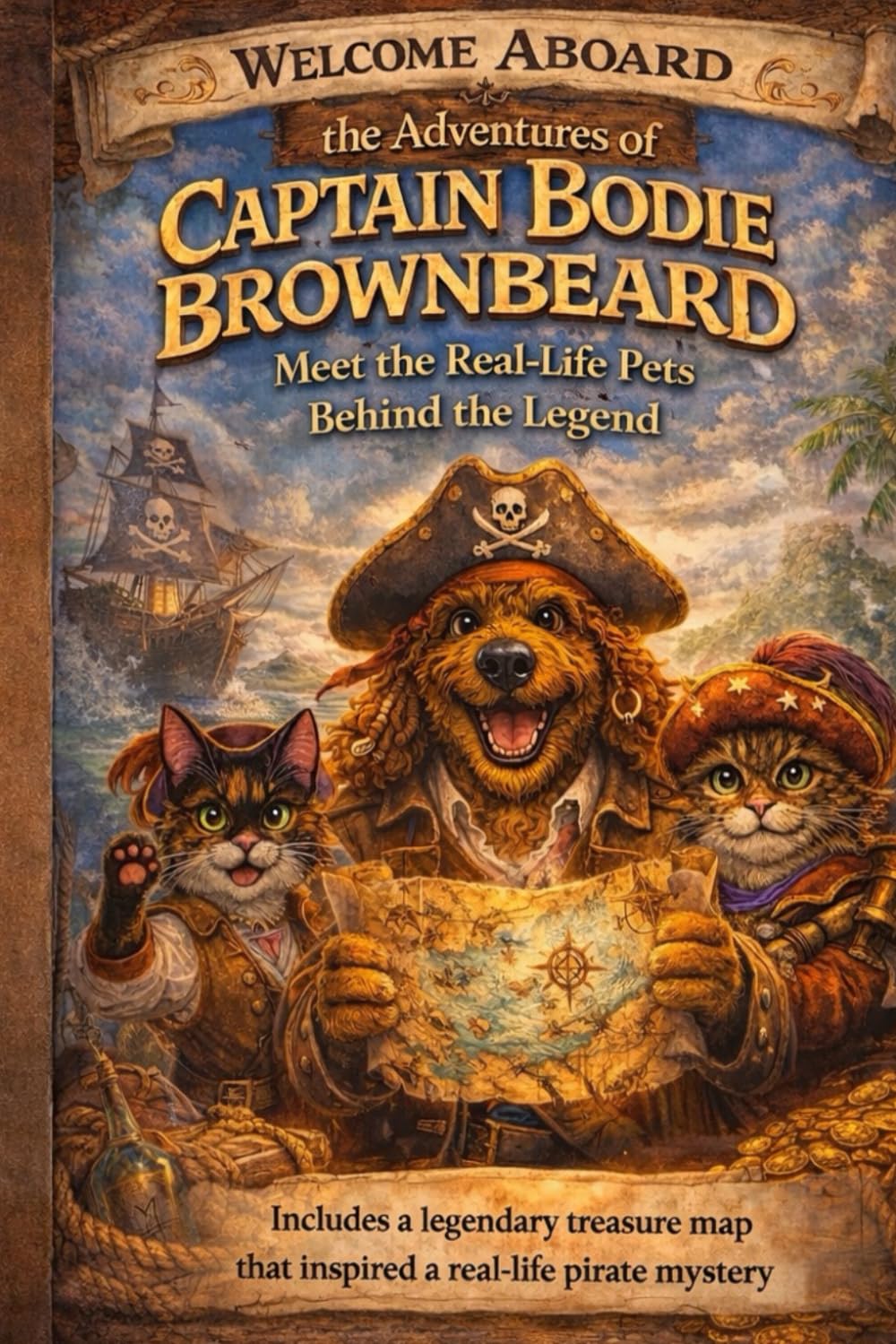 Welcome Aboard the Adventures of Captain Bodie Brownbeard: Meet the Real-Life Pets Behind the Legend: 1