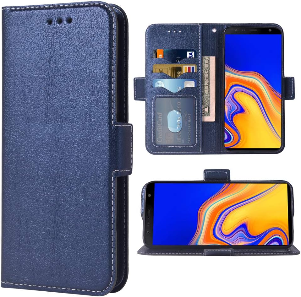 Blue Flip Wallet Phone Case for Samsung Galaxy J4+ Kuwait Ubuy