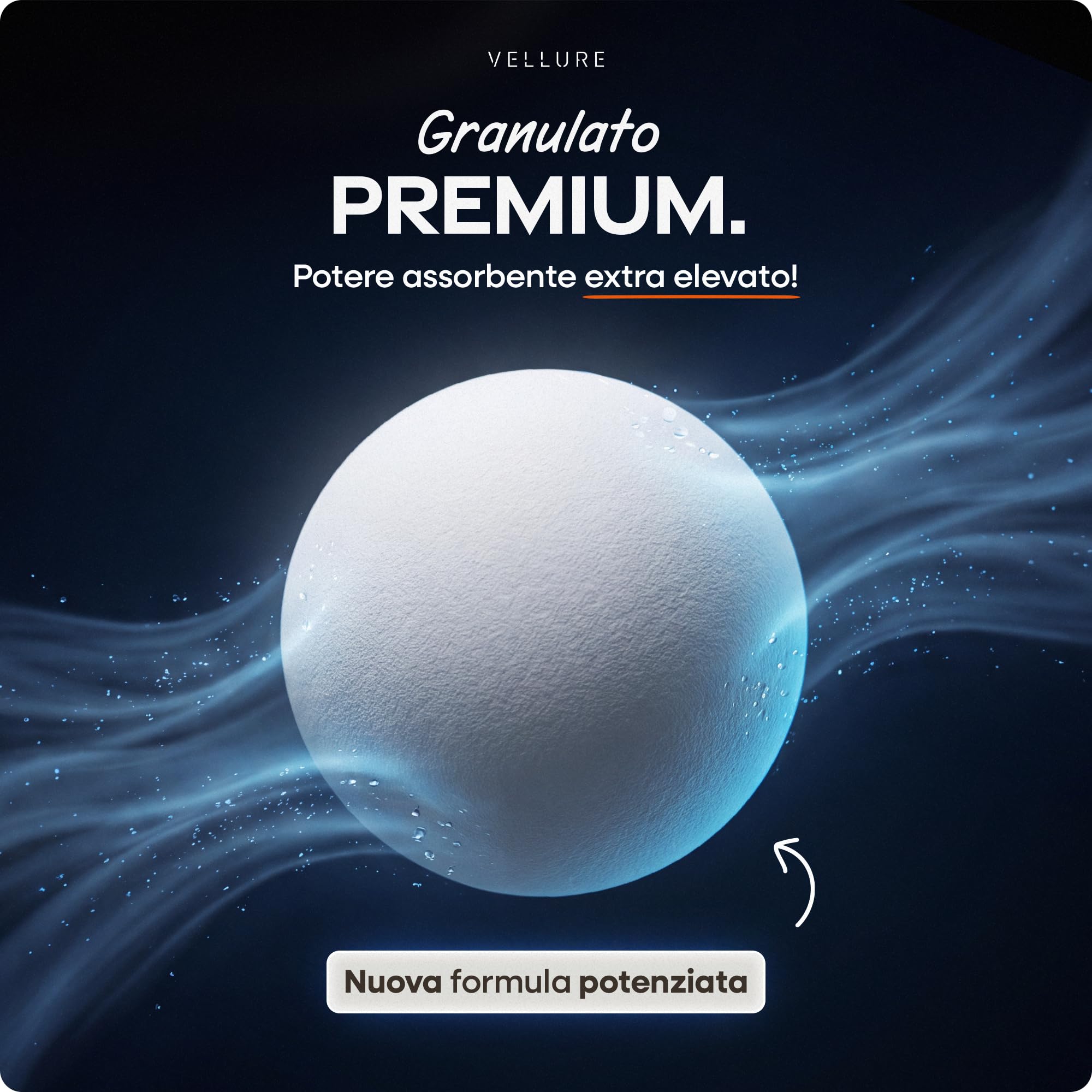 Vellure® 5 confezioni di ricarica per deumidificatori, 600 g (risparmio energetico, set da 5 deumidificatori granulati), confezione di ricarica per deumidificatori (antimuffa e odori)
