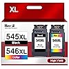 Canon PG 540XL+CL 541XL Tinta Original BK XL+Tricolor XL Impresora Inyeccion Tinta Pixma MG2150 2155 2250 2255 3150/55 3250/55 3550 3650 3650S  4150 4250 MX375 395 435 455 475 515 525 535S TS5150 5151