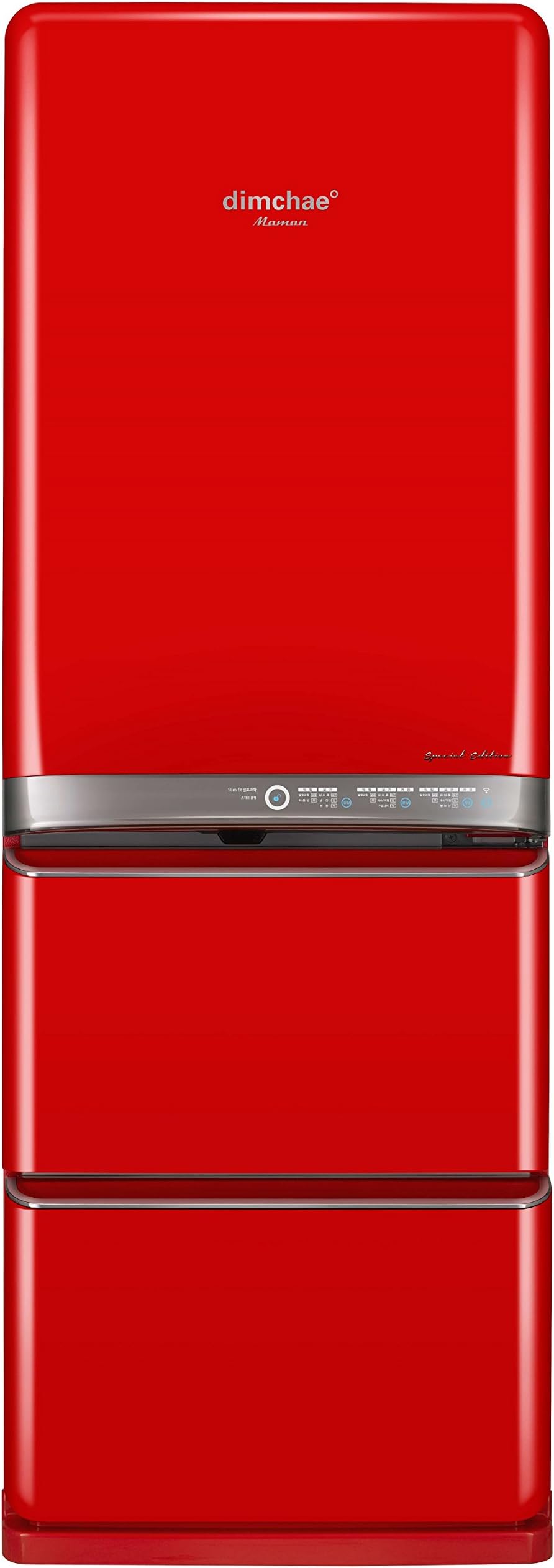 Maman Kimchi Refrigerator 418 L (14.76 Cu. Ft.) DPEA-427TPD (Romantic Red)