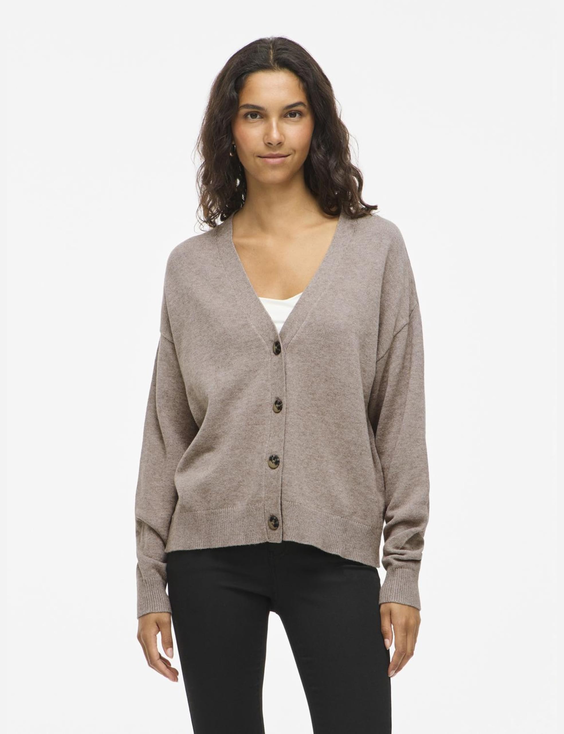 Vila Viril V-Neck Knit Cardigan - Noos Kobiety Viril V-neck Knit Cardigan - Noos (1 w zestawie)