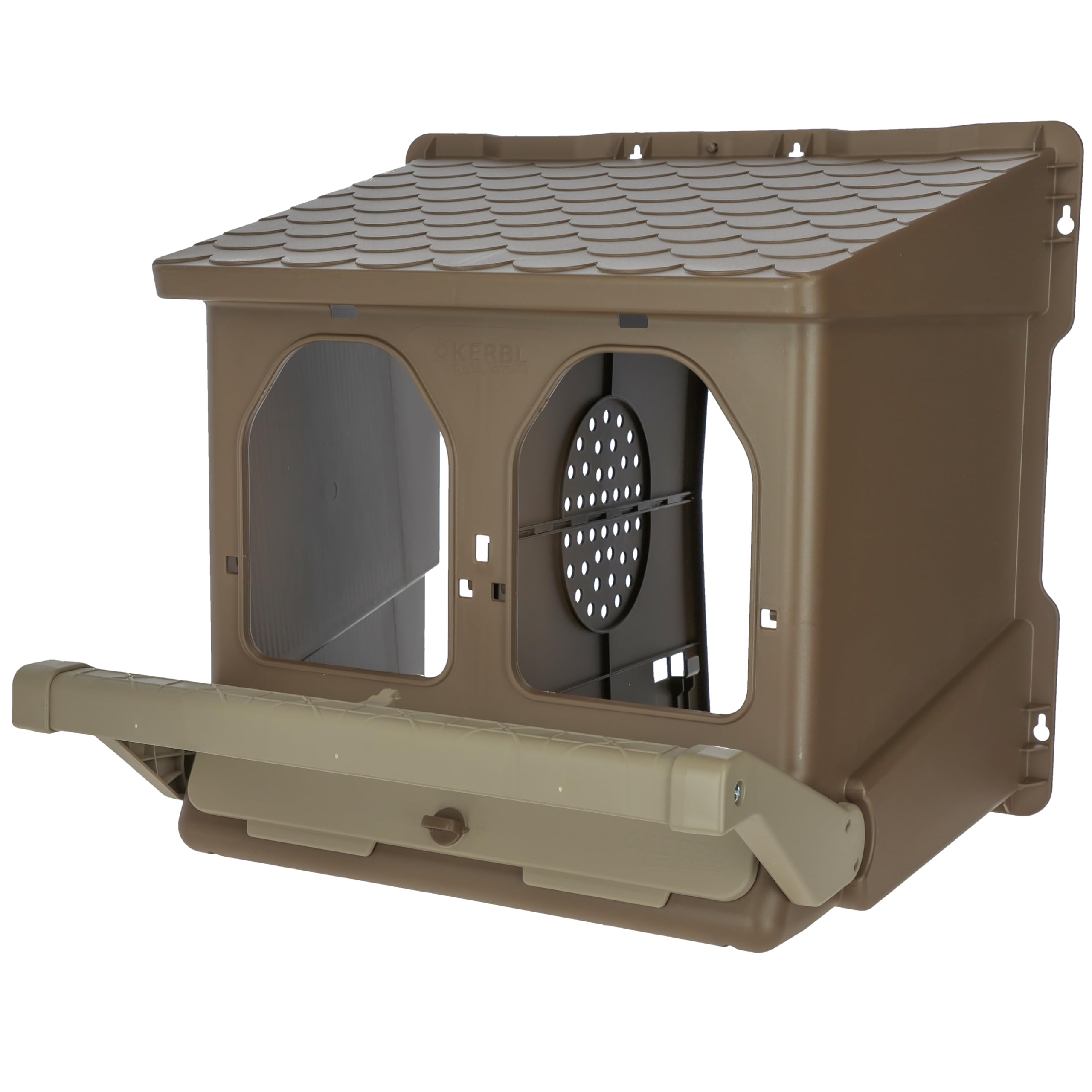 Kerbl Hobbyfarming Doble Nido de plástico Reciclado, 52 x 59 x 53 cm