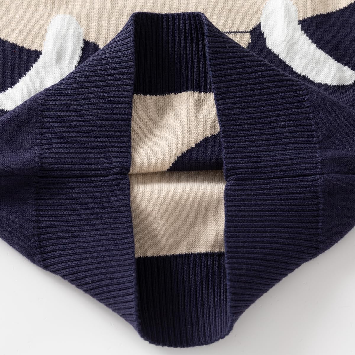 Suéter de Punto para Niño Pequeño Lindo Jersey de Cuello Redondo Blusa de Manga Larga con Estampado Animal Sudadera Cálida para Niños