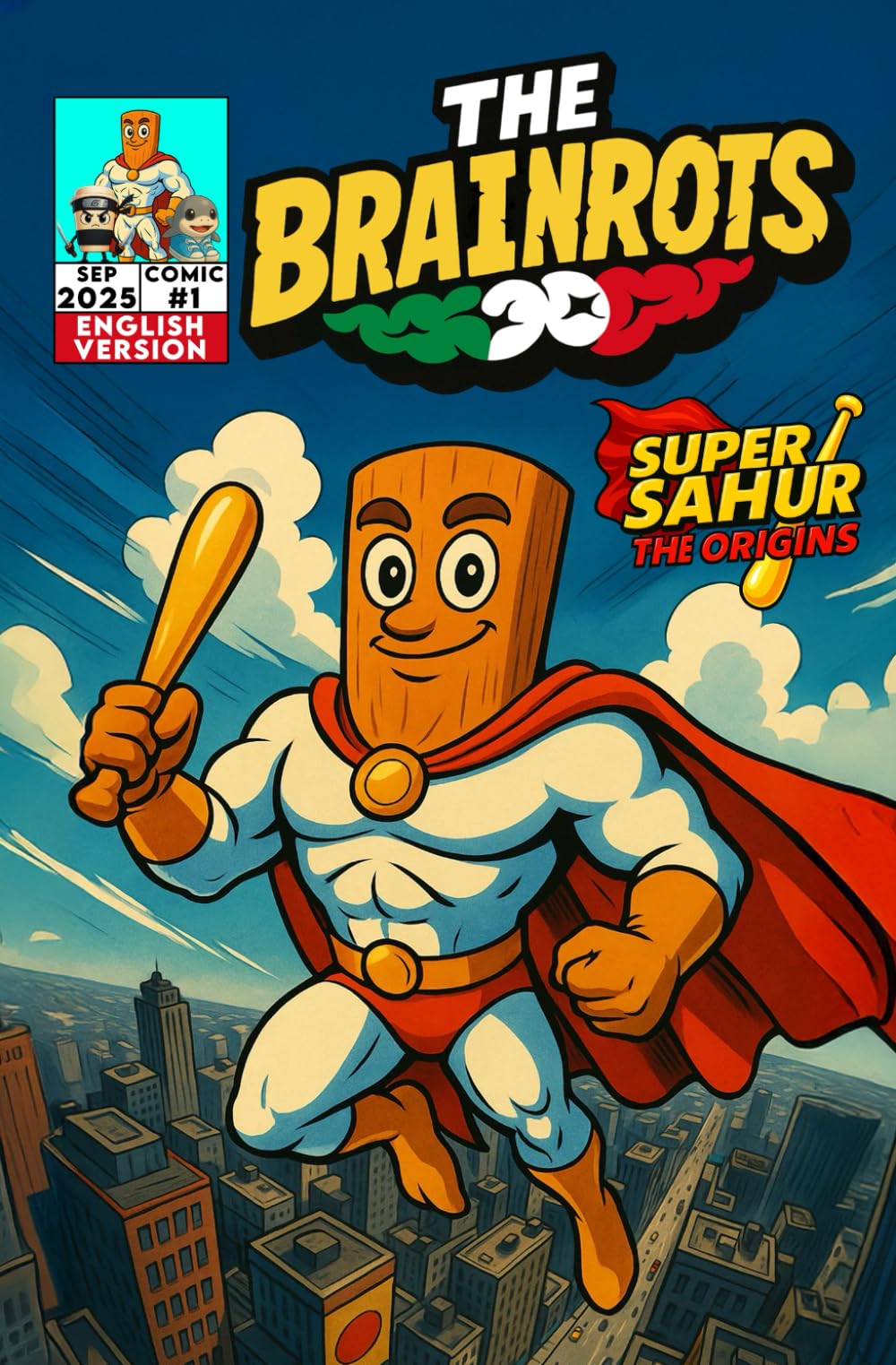 The Brainrots #1 - Italian Brainrot : Includes 4 Mini Stories + Games & Extra Features - First Appearance of Super Sahur: [English Version] Issue One ... Brainrot characters [ English Version ])