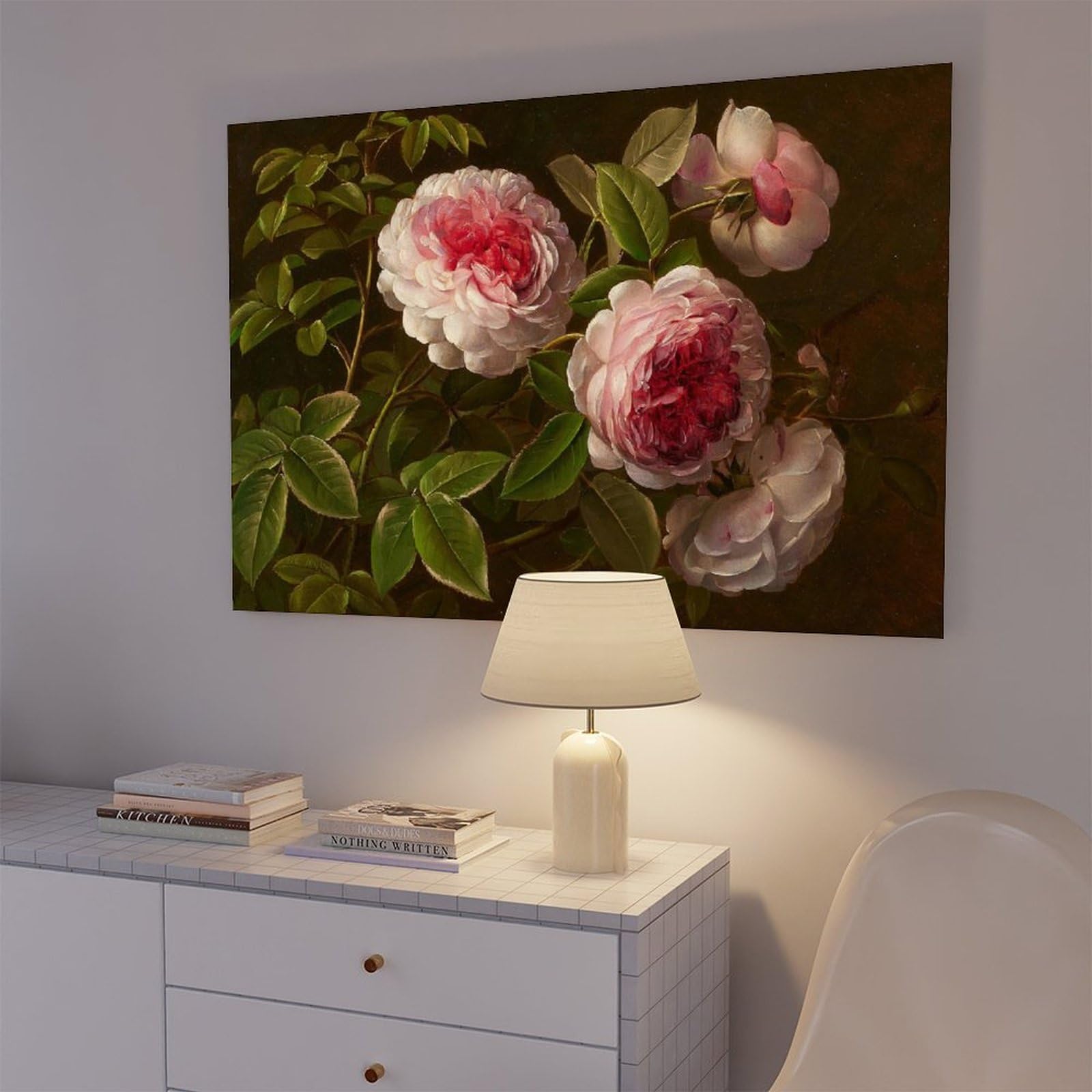 Rosafarbene - Poster su tela, decorazione per ufficio, idea regalo