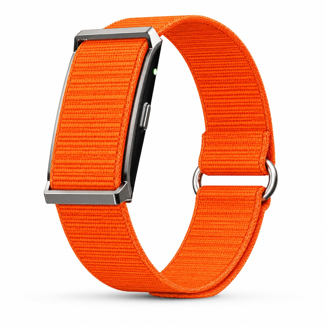 Qore Smart Fitness Band with Silicone & Nylon Strap Combo | 100+ Sports Modes | Heart Rate & SpO2 Monitor | Sleep & Stress Tracking | Smart Notifications | Long Battery Life | Orange-picture-22