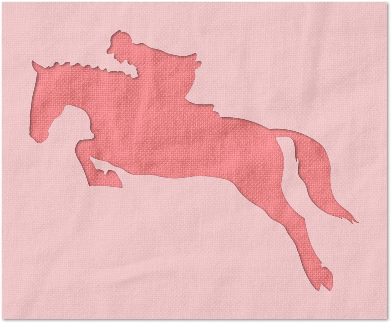 Stencil Stop Jumping Horse Stencil Reusable for DIY