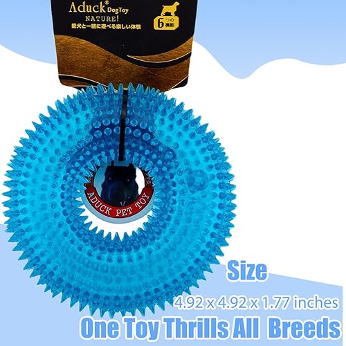 Miniatura 5 de ADUCK Juguetes masticables duraderos para perros masticadores agresivos, para perros pequeños, medianos y grandes, para limpiar los dientes,