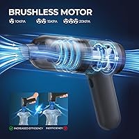 Vista 3 de Apical Life EV1395 Aspiradora inalámbrica de mano - 75W 12000Pa de succión fuerte, tiempo de funcionamiento de 14-24 minutos, recipiente de polvo