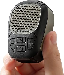 Wearable Bluetooth V5.3 Speaker, Clip Jobsite Speaker Waterproof
