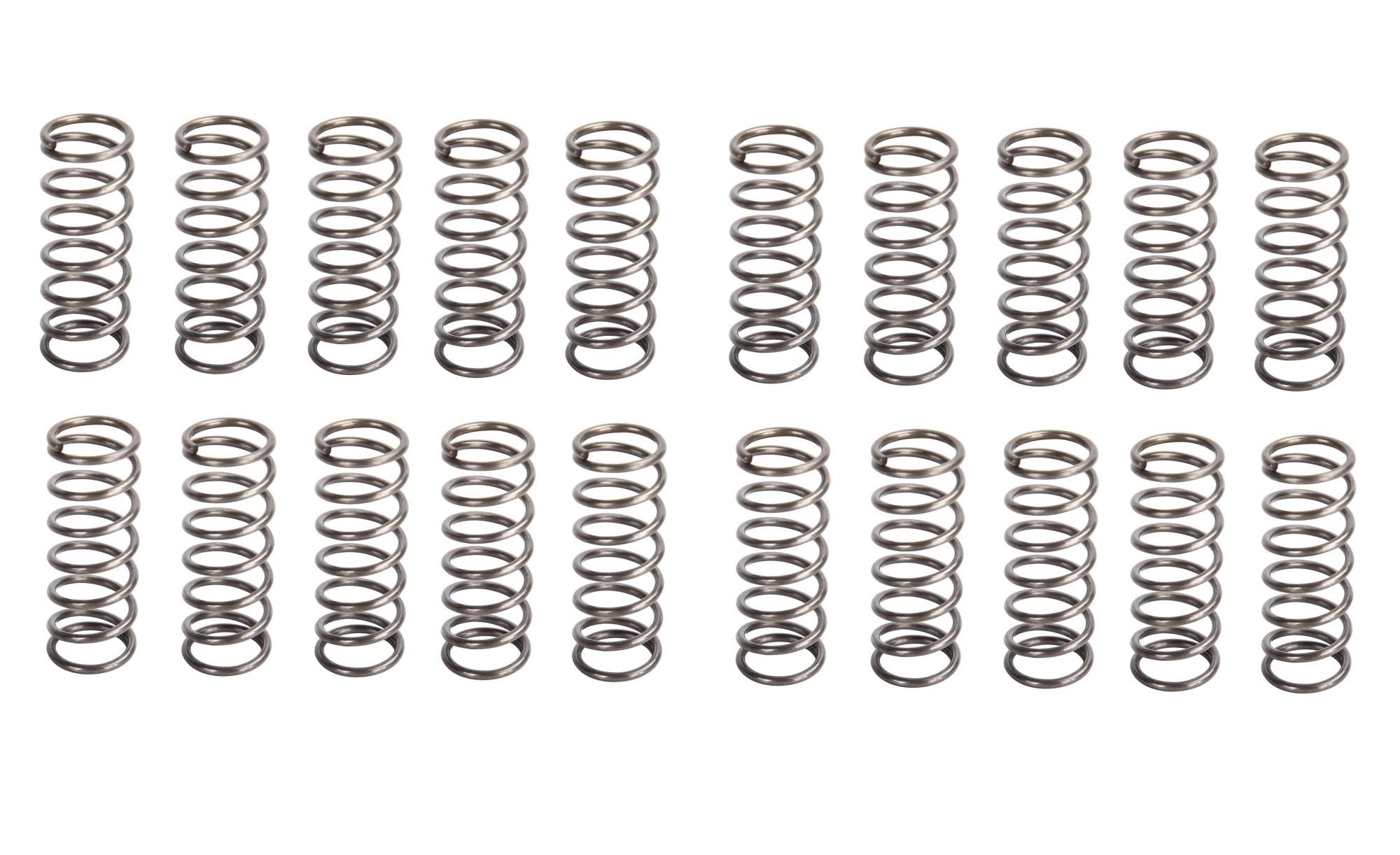 Litao-Xie, Lt-Spring, 20Pcs 0.5Mm 0.5X6mm Stainless Steel Compression Spring Wire Diameter 0.5Mm Outer Diameter 6Mm Length 10-50Mm (Size : 10Mm)