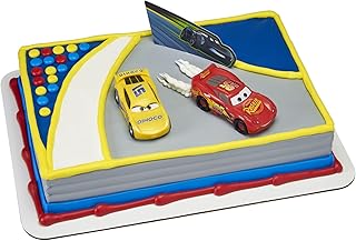 DecoSet® Disney and Pixar Cars 3 Ahead of The Curve Cake Topper, 3-Piece...