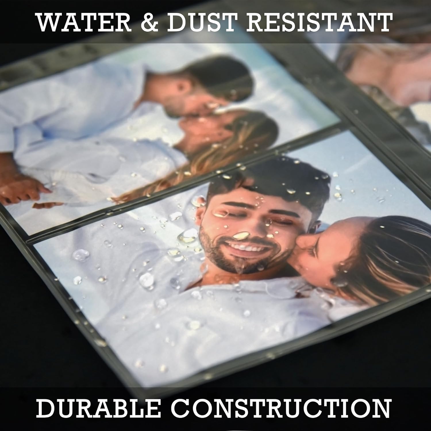 Samsill 50 Pack Ultra Clear 4x6 Photo Album Pages for 3 Ring Binder, Mixed Format, Archival Photo Sleeves, Photo Holders, 3 Pocket Top Loading, 300 Total Photos