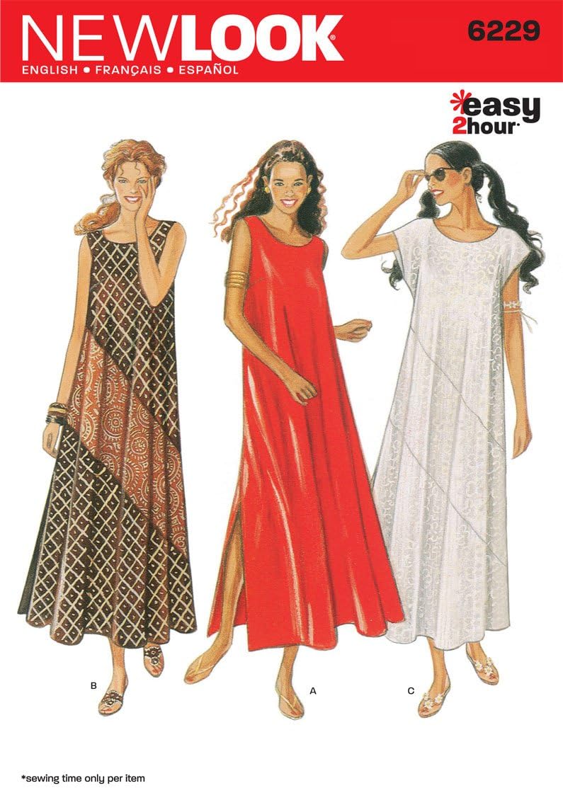 easy long dress patterns