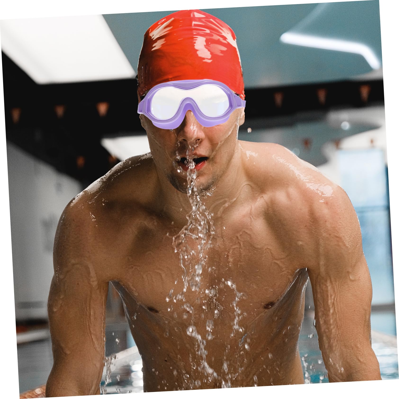 Sosoport 2 Pezzi Occhialini Da Nuoto Impermeabili Occhiali Occhialini Da Nuoto Per Uomo Occhialini Da Nuoto Senza Perdite Comodi Da Indossare Occhiali Per Adulti Occhiali Da Uomo Per Nuoto