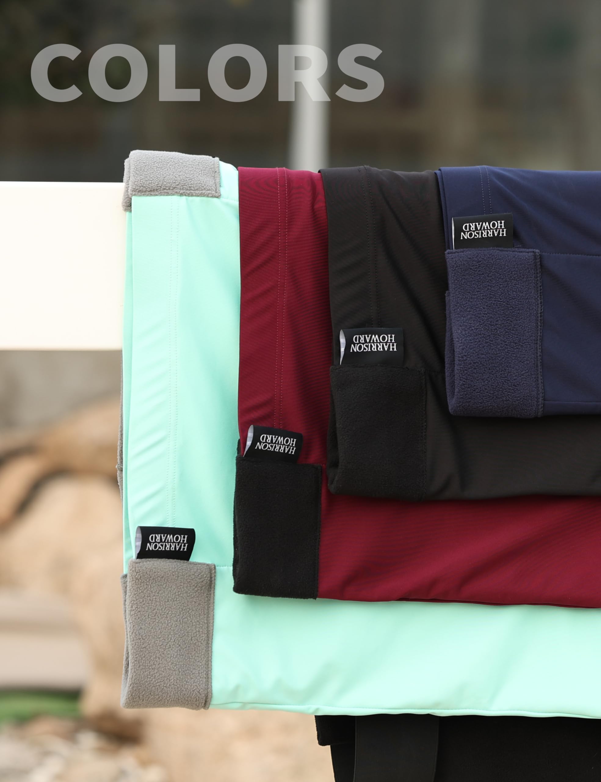Harrison Howard Épaulière épaisse extensible doublure polaire confort anti-frottements Bleu marine L