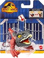 Vista 4 de Jurassic World Dominion Uncaged Wild Pop Ups - Juguetes de dinosaurio, figuras coleccionables, activados manualmente (Atrociraptor)