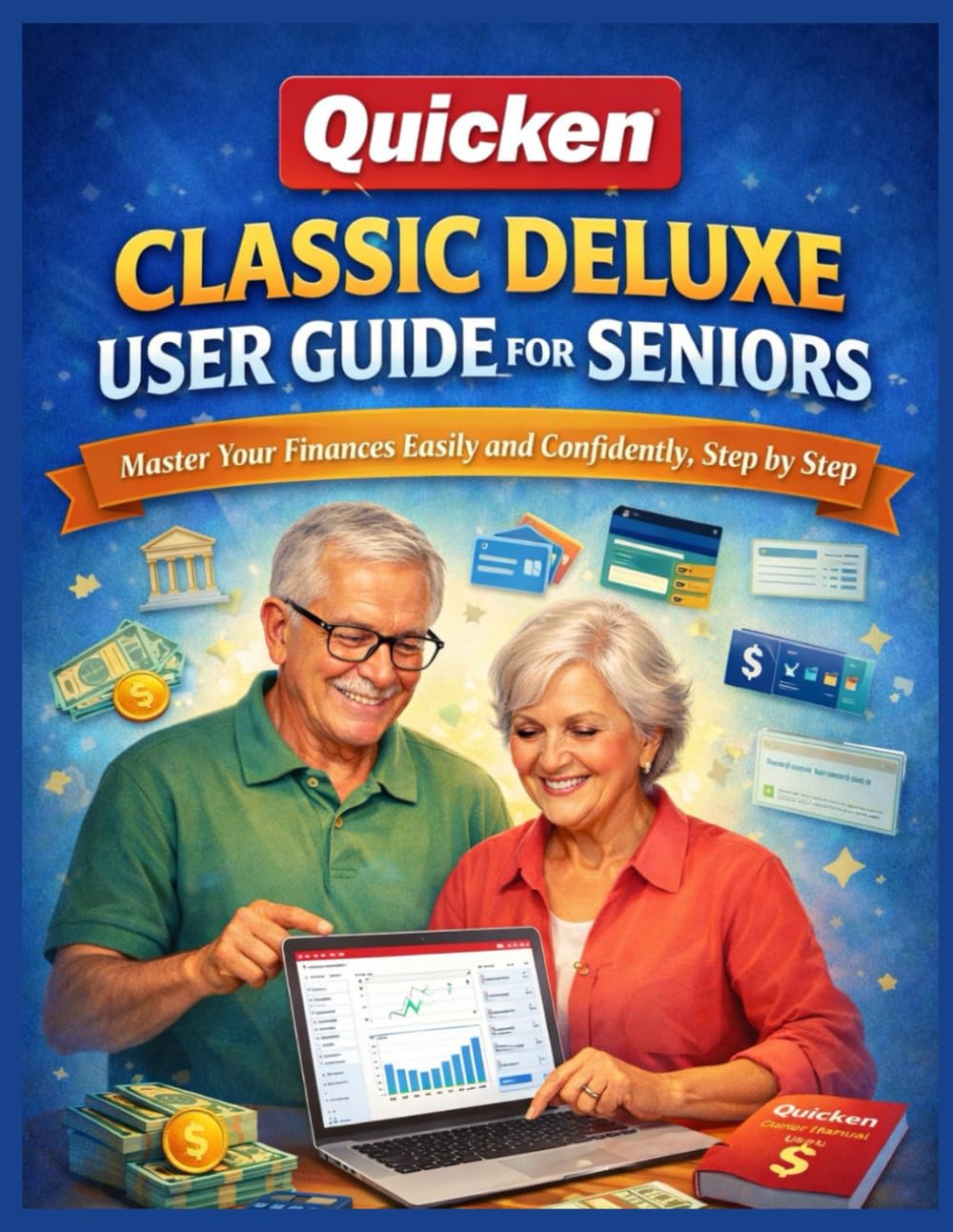 QUICKEN CLASSIC DELUXE USER GUIDE FOR SENIORS: Master Your Finances Easily and Confidently, Step by Step