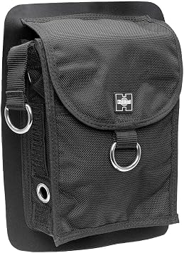 Highland Glue-On Thigh Pocket for Technical Scuba Divers Wetsuits and Drysuits