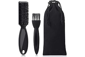 2-Piece Professional Clipper and Razor Cleaning Brush Toolset