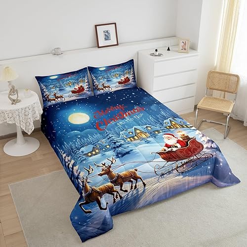 Miniatura 10 de Erosebridal Juego de edredón de dinosaurio de dibujos animados para niños y niñas, ropa de cama de dinosaurio de Navidad, juegos de edredón de