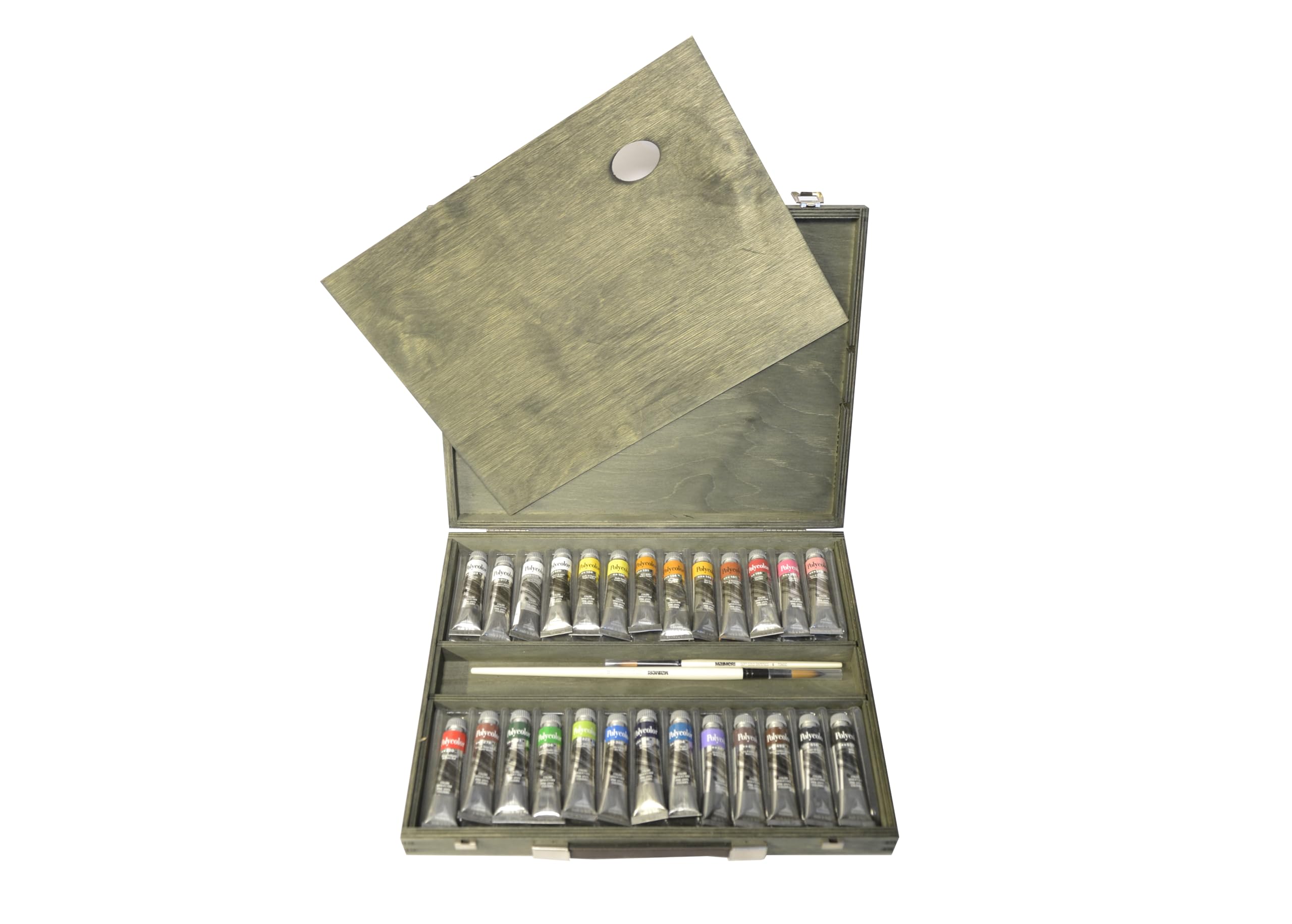 MAIMERI Polycolor Cassetta Vintage OFFERTA Kit 26 Colori Acrilici 28*37 cm