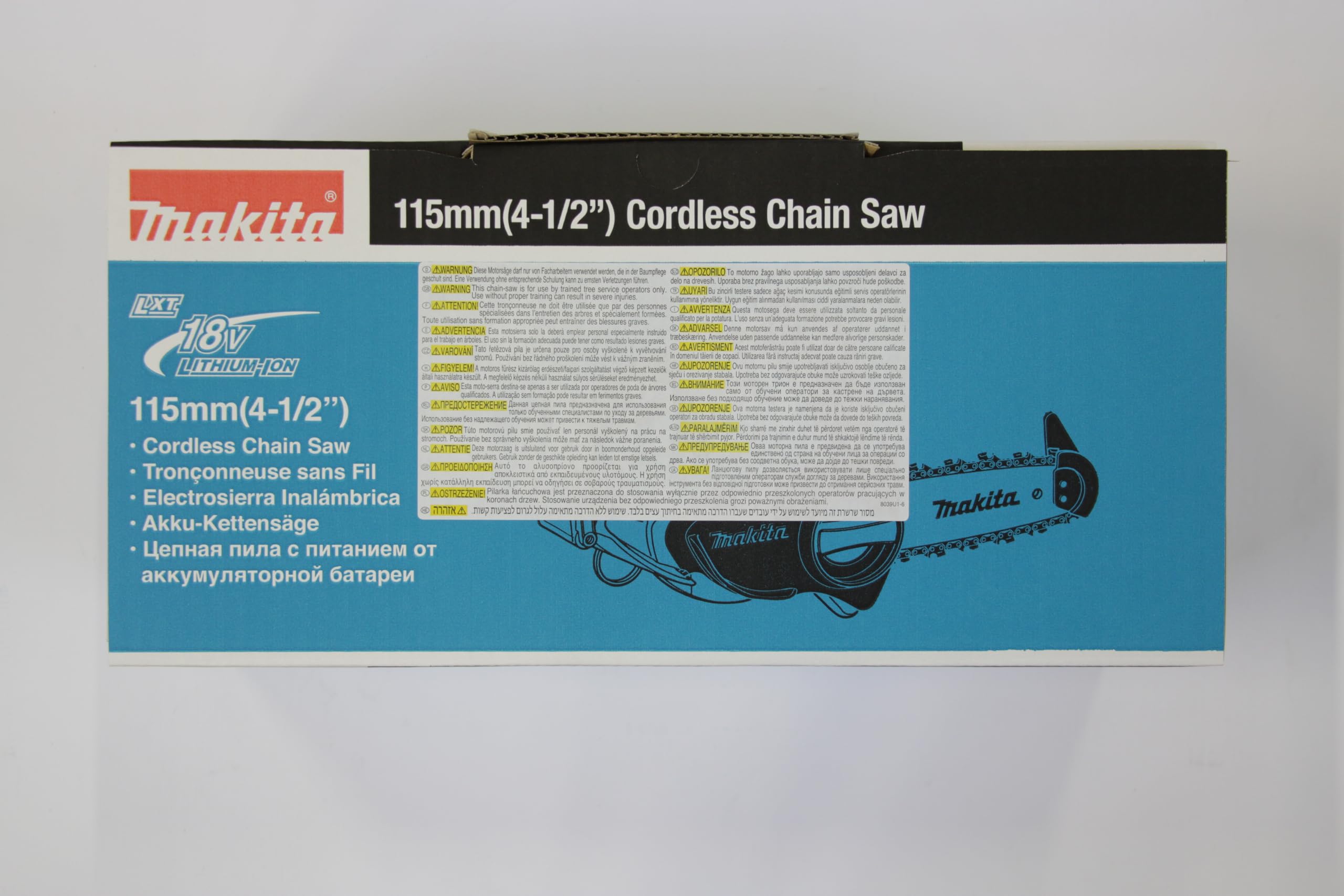 MAKITA DUC122Z - Sierra de cadena a bateria 18V litio-ion solo maquina sin cargador ni bateria