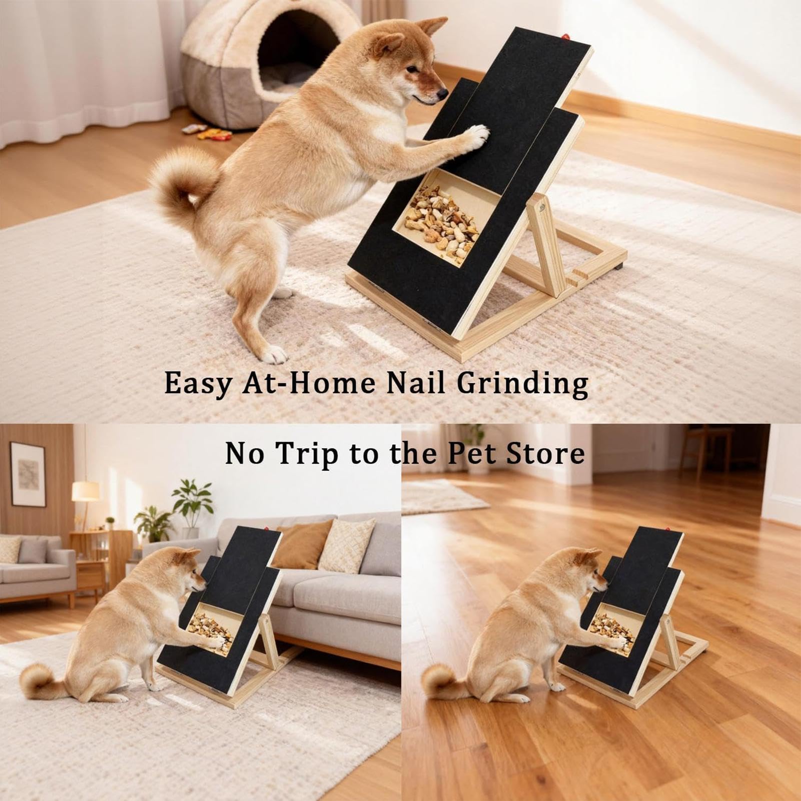 Planche à gratter les griffes du chien Lime de Ponçage Réglable