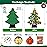 EMPOF Felt Christmas Tree for Toddlers, 3.25 ft Felt DIY Tree for Kids Wall with Lights + Tic-Tac-Toe Game + 33 Ornaments, Indoor Christmas Home Decorations Decor, Kids Xmas Activities Presents