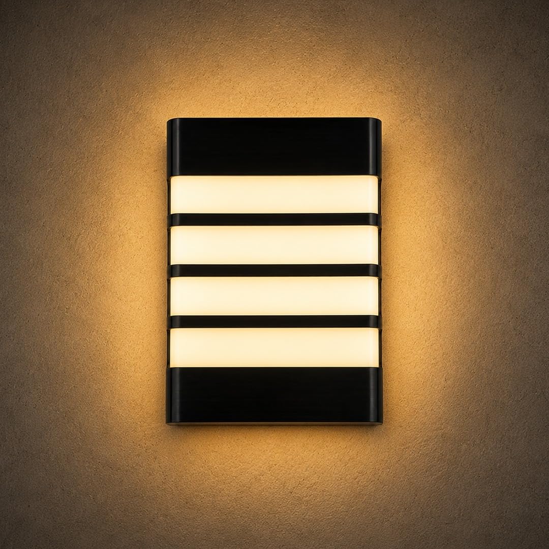 NW 20W Square Wall Lamp - Warm White Light -1 NW 20W Square Wall Lamp - Warm White Light -1